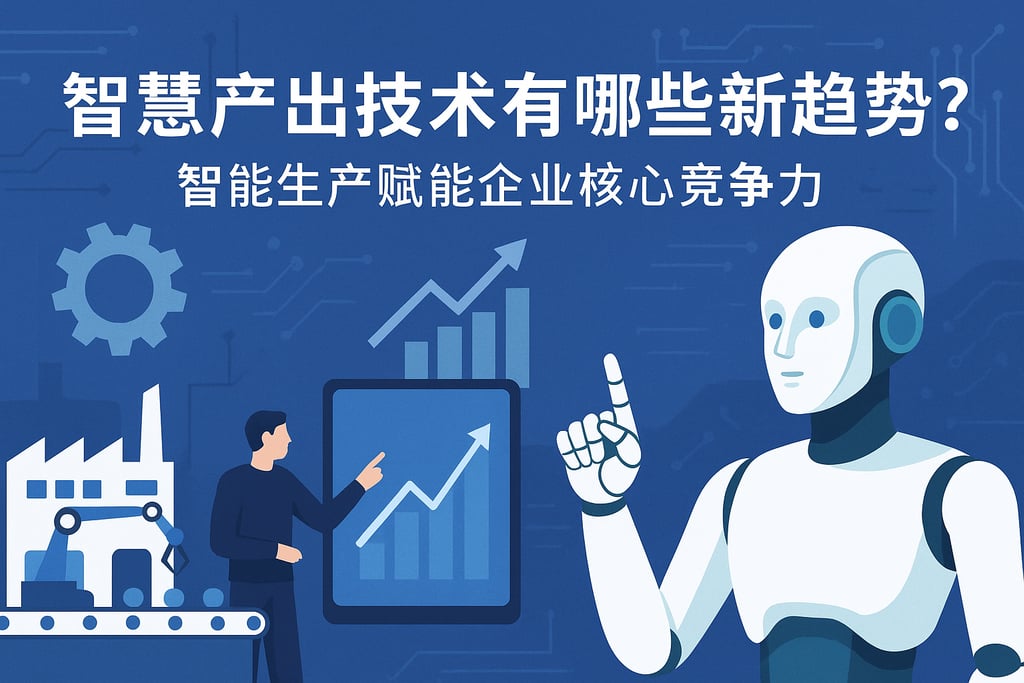 智慧产出技术有哪些新趋势？智能生产赋能企业核心竞争力