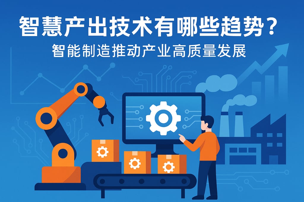 智慧产出技术有哪些趋势？智能制造推动产业高质量发展