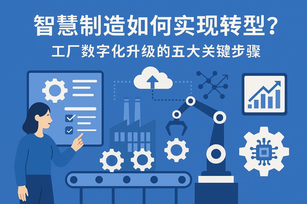 智慧制造如何实现转型？工厂数字化升级的五大关键步骤