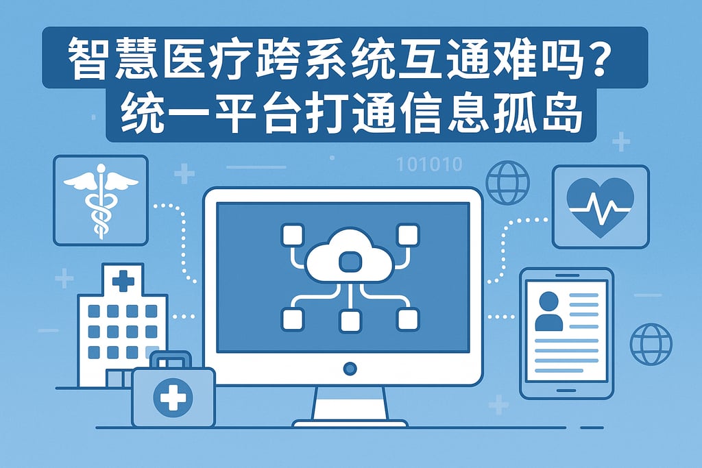 智慧医疗跨系统互通难吗？统一平台打通信息孤岛