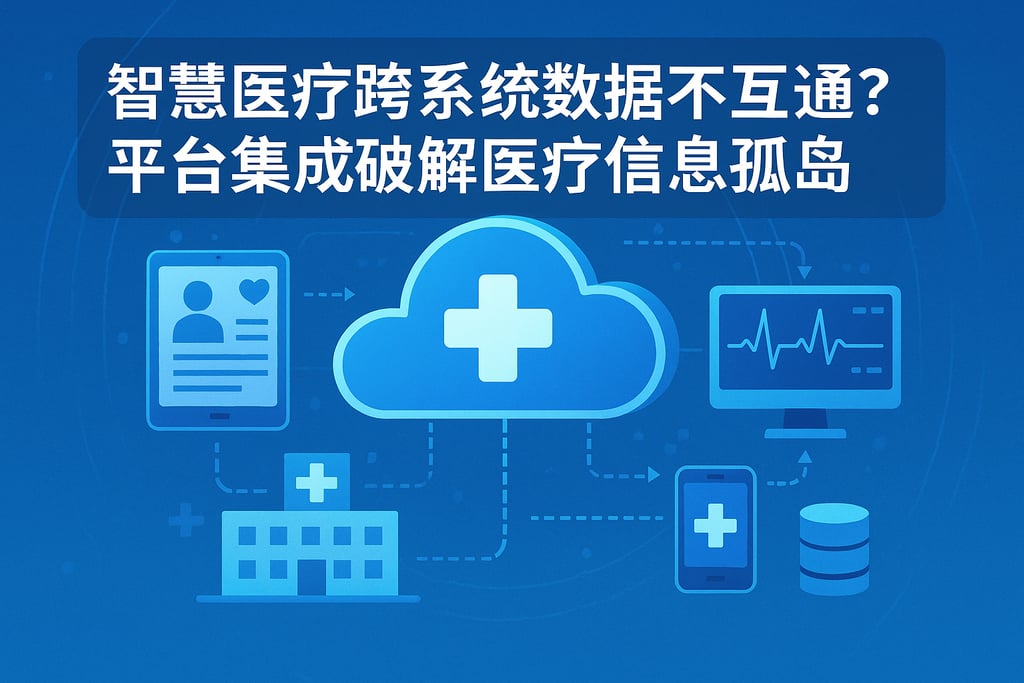 智慧医疗跨系统数据不互通？平台集成破解医疗信息孤岛