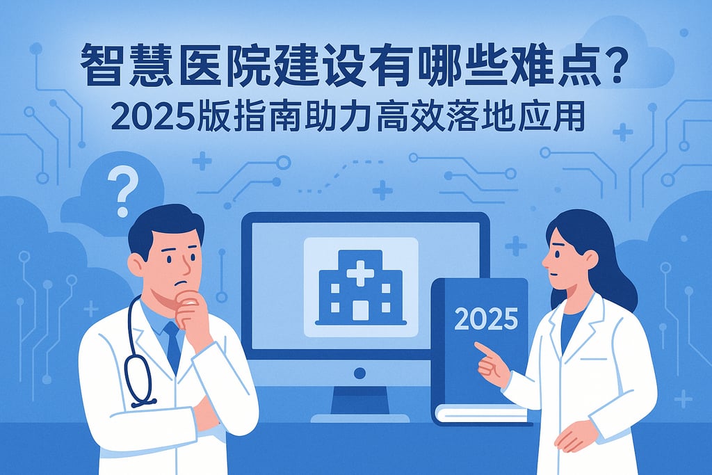 智慧医院建设有哪些难点？2025版指南助力高效落地应用