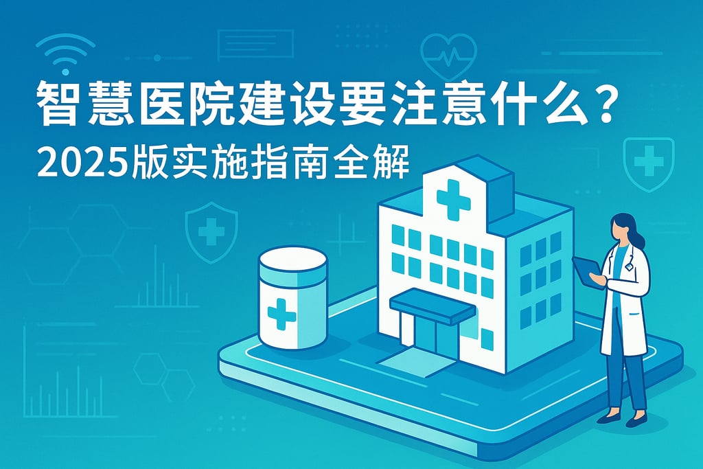 智慧医院建设要注意什么？2025版实施指南全解