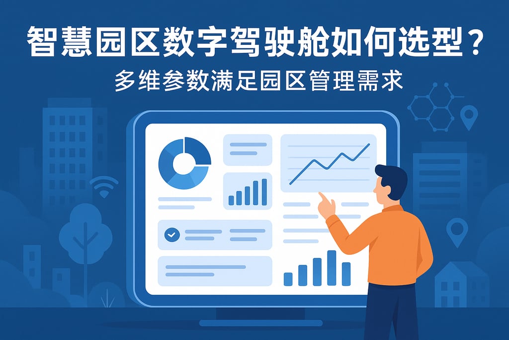 智慧园区数字驾驶舱如何选型？多维参数满足园区管理需求