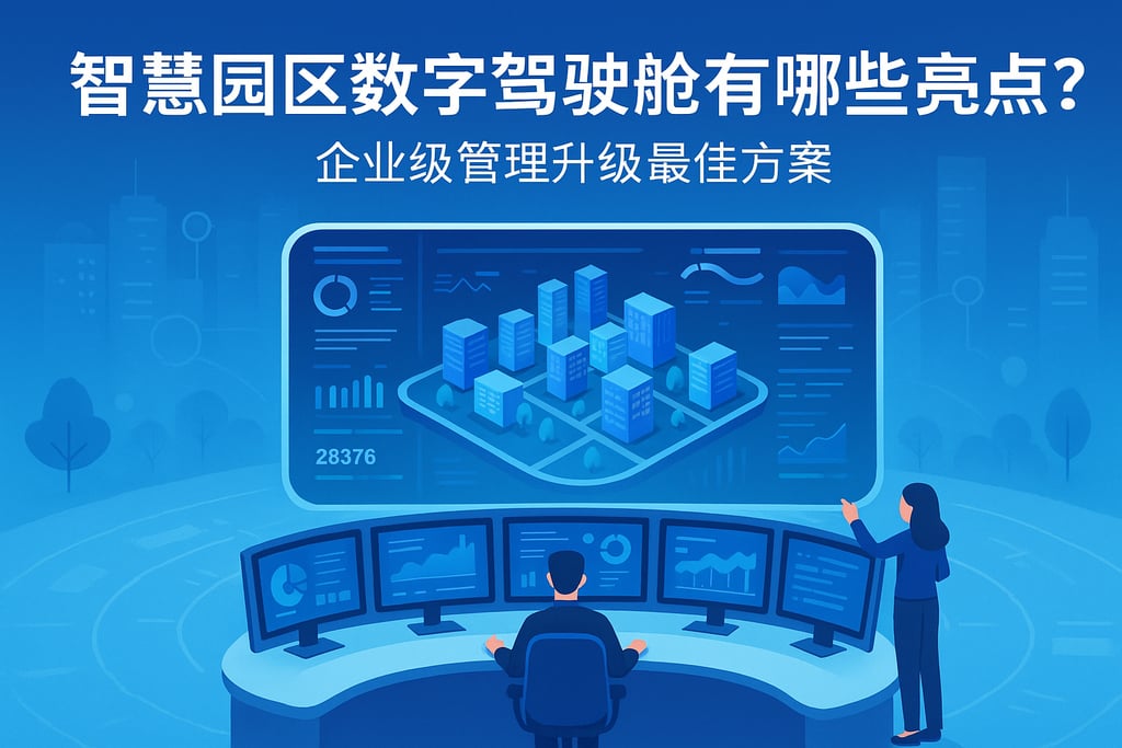 智慧园区数字驾驶舱有哪些亮点？企业级管理升级最佳方案
