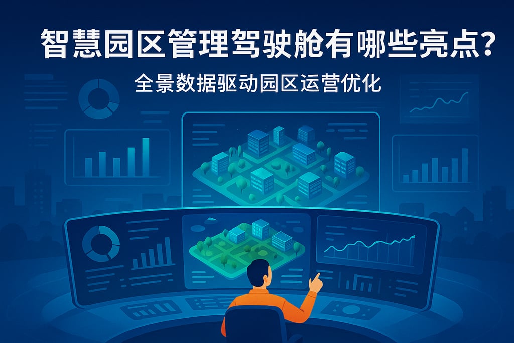 智慧园区管理驾驶舱有哪些亮点？全景数据驱动园区运营优化