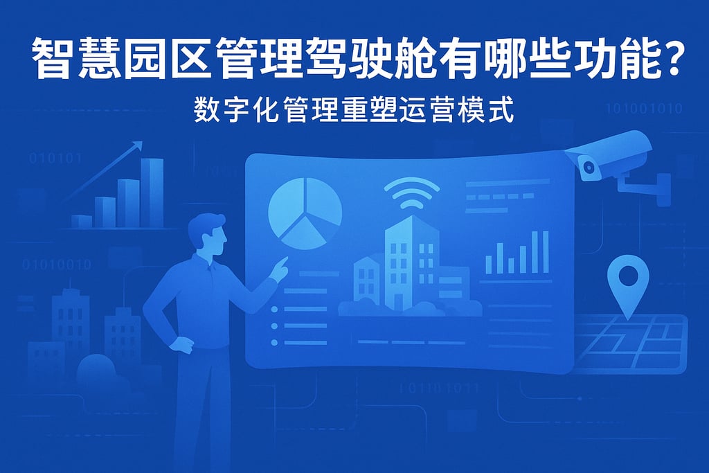 智慧园区管理驾驶舱有哪些功能？数字化管理重塑运营模式