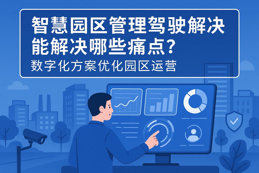 智慧园区管理驾驶舱能解决哪些痛点？数字化方案优化园区运营