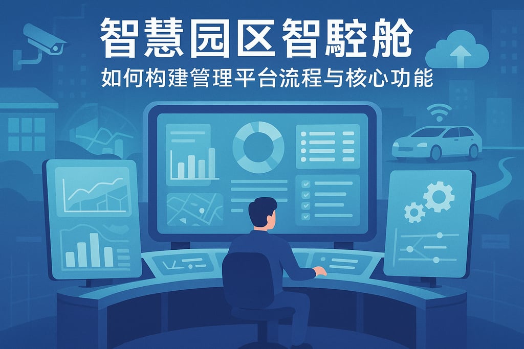 智慧园区驾驶舱如何构建？管理平台流程与核心功能解析