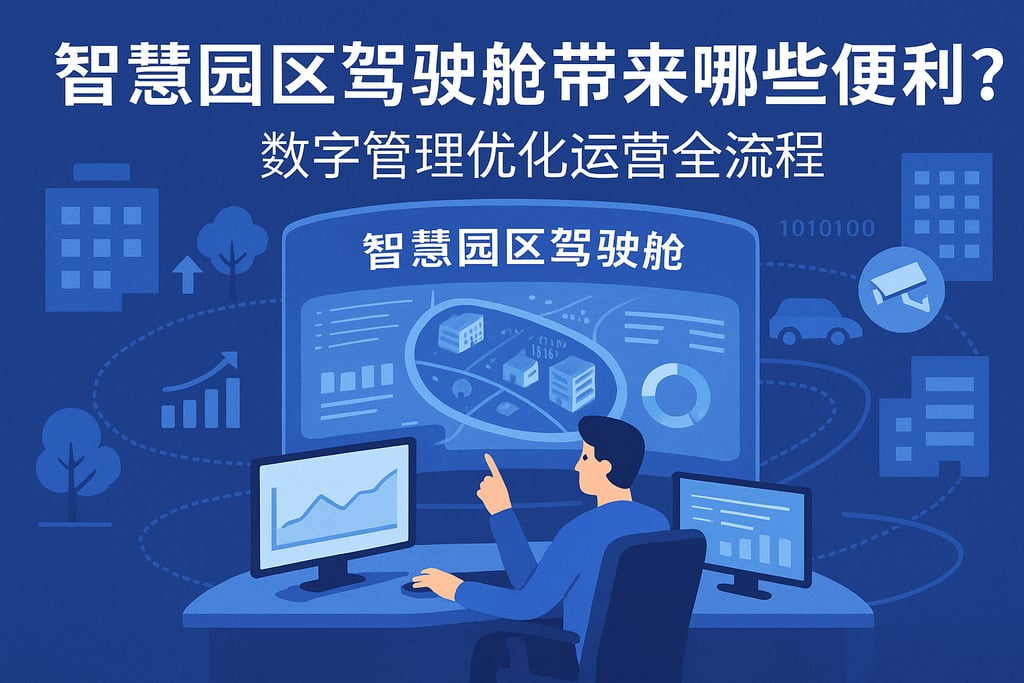 智慧园区驾驶舱带来哪些便利？数字管理优化运营全流程