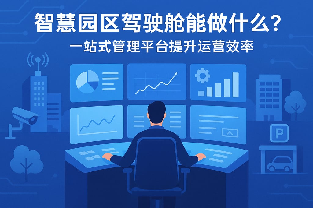 智慧园区驾驶舱能做什么？一站式管理平台提升运营效率