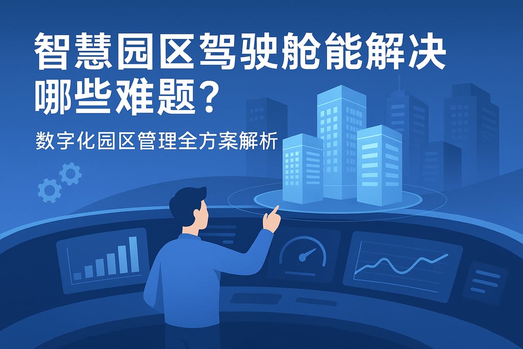 智慧园区驾驶舱能解决哪些难题？数字化园区管理全方案解析