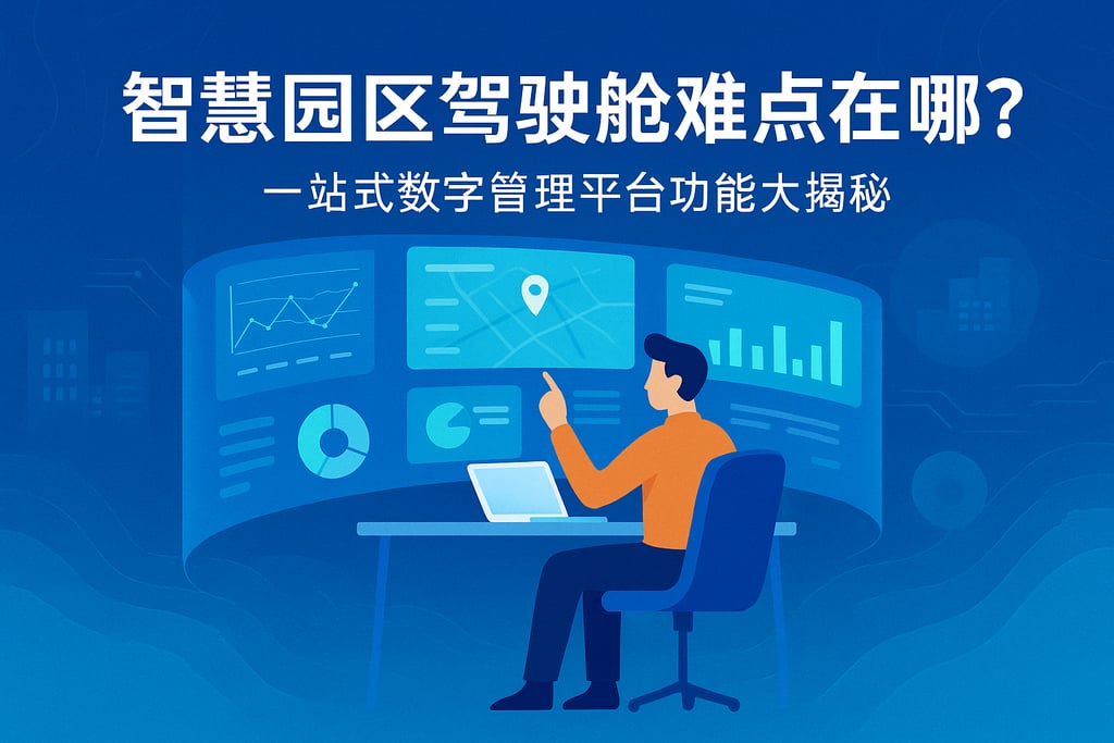 智慧园区驾驶舱难点在哪？一站式数字管理平台功能大揭秘