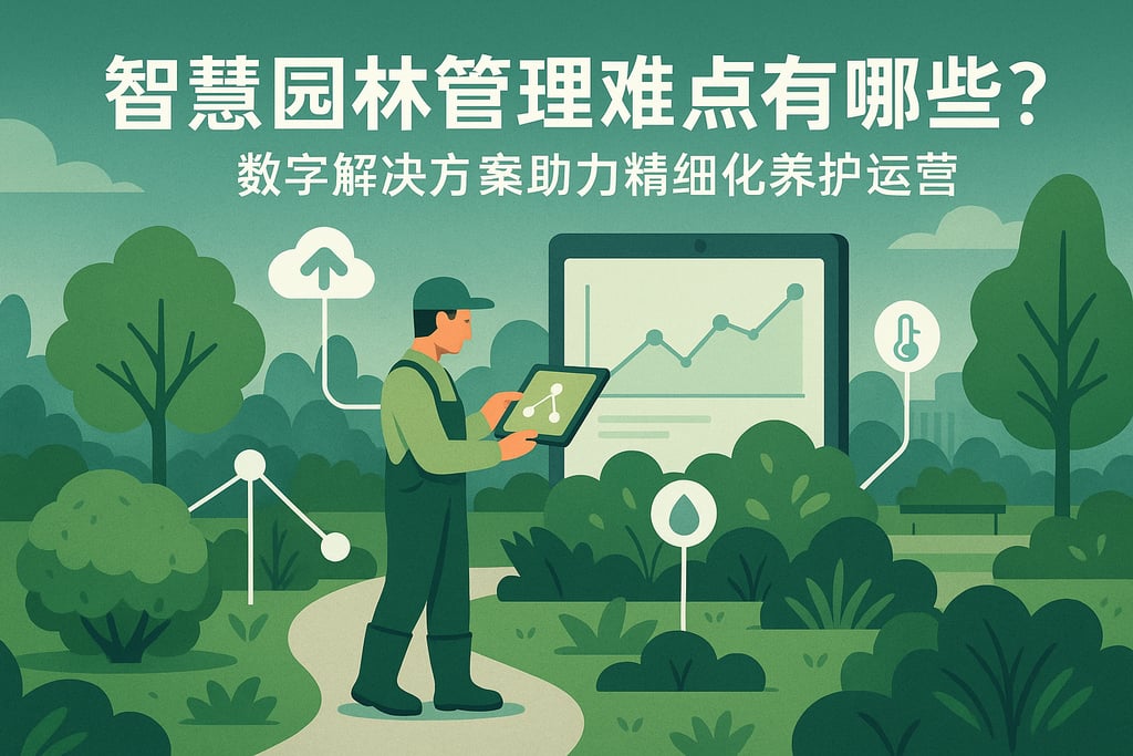 智慧园林管理难点有哪些？数字解决方案助力精细化养护运营