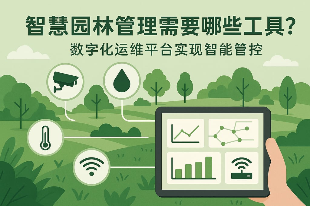 智慧园林管理需要哪些工具？数字化运维平台实现智能管控