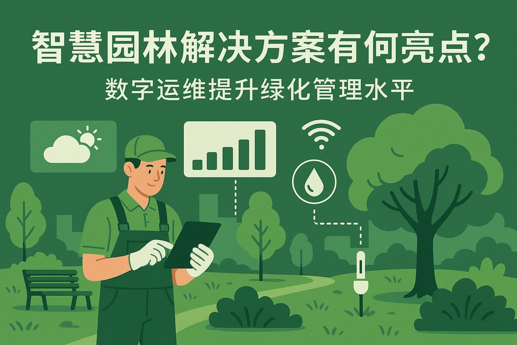 智慧园林解决方案有哪些亮点？数字运维提升绿化管理水平