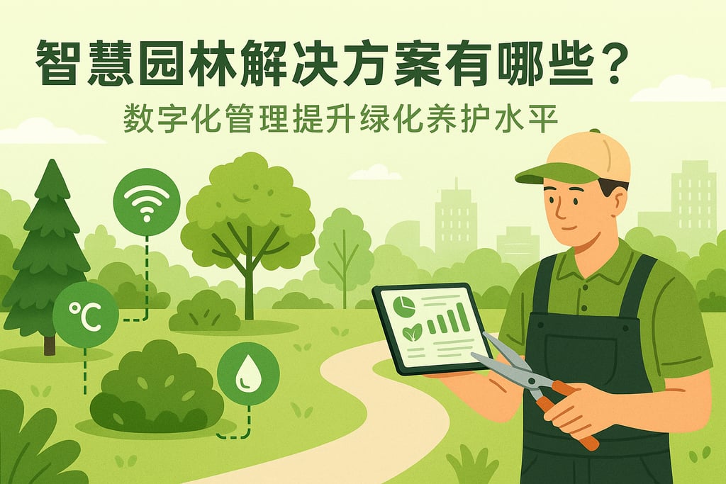 智慧园林解决方案有哪些？数字化管理提升绿化养护水平