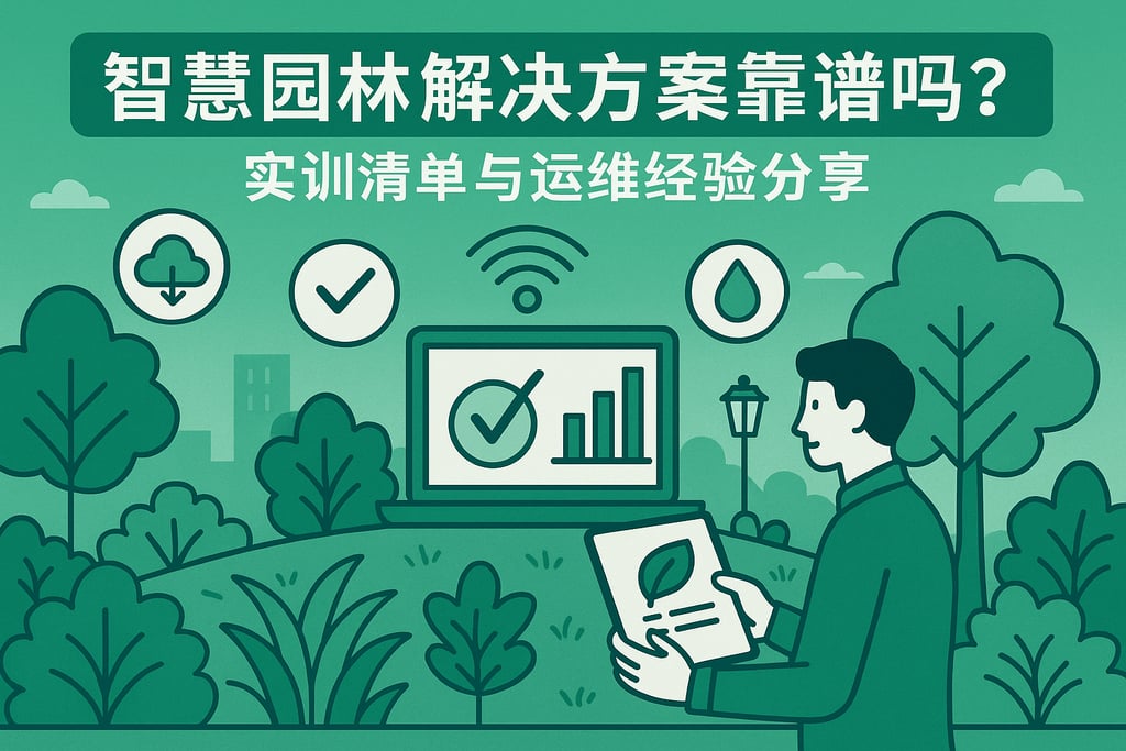 智慧园林解决方案靠谱吗？实训清单与运维经验分享