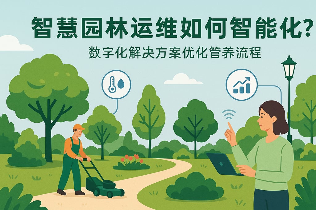 智慧园林运维如何智能化？数字化解决方案优化管养流程
