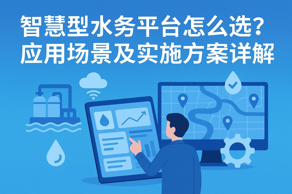 智慧型水务平台怎么选？应用场景及实施方案详解