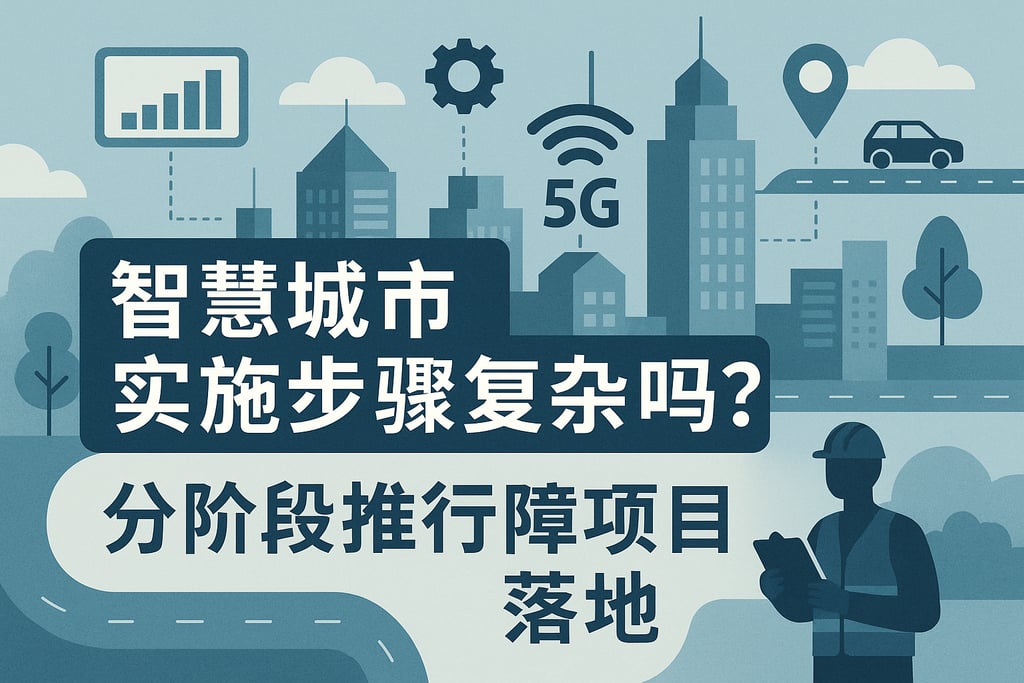 智慧城市实施步骤复杂吗？分阶段推进保障项目落地