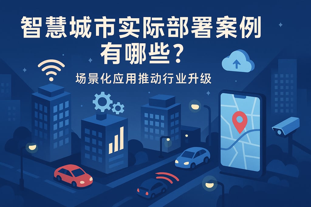 智慧城市实际部署案例有哪些？场景化应用推动行业升级