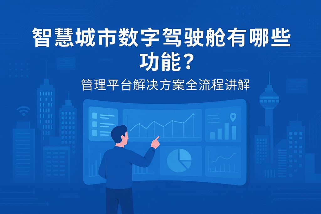 智慧城市数字驾驶舱有哪些功能？管理平台解决方案全流程讲解