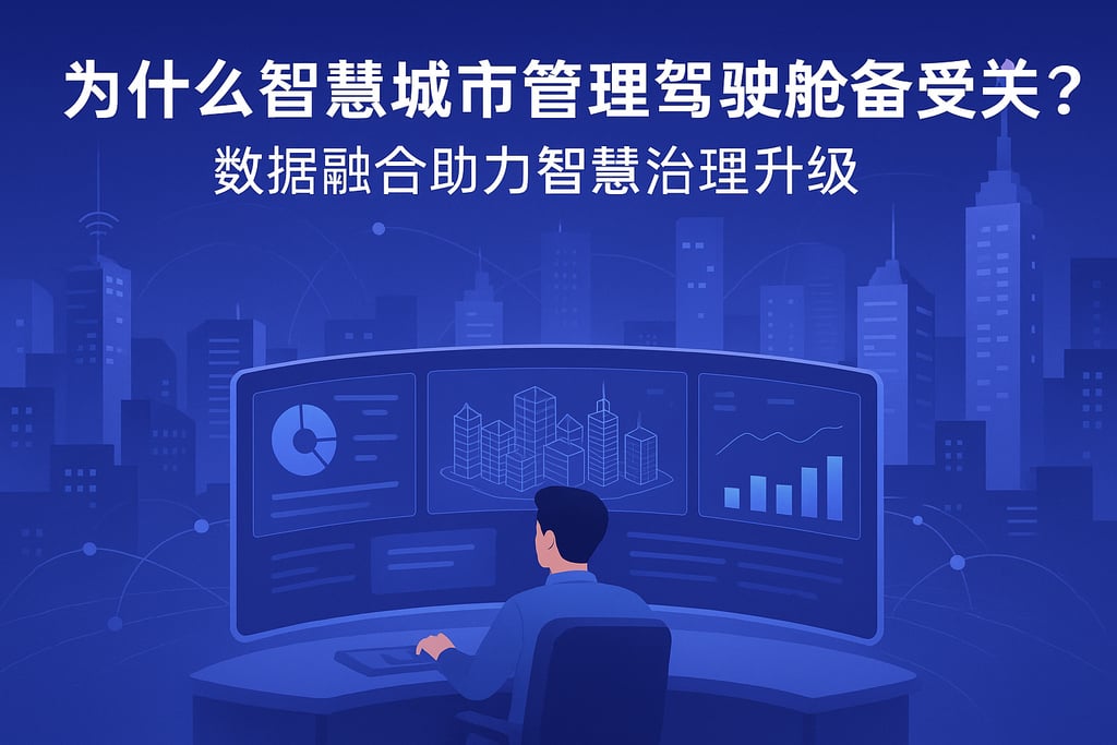 智慧城市管理驾驶舱为何备受关注？数据融合助力智慧治理升级