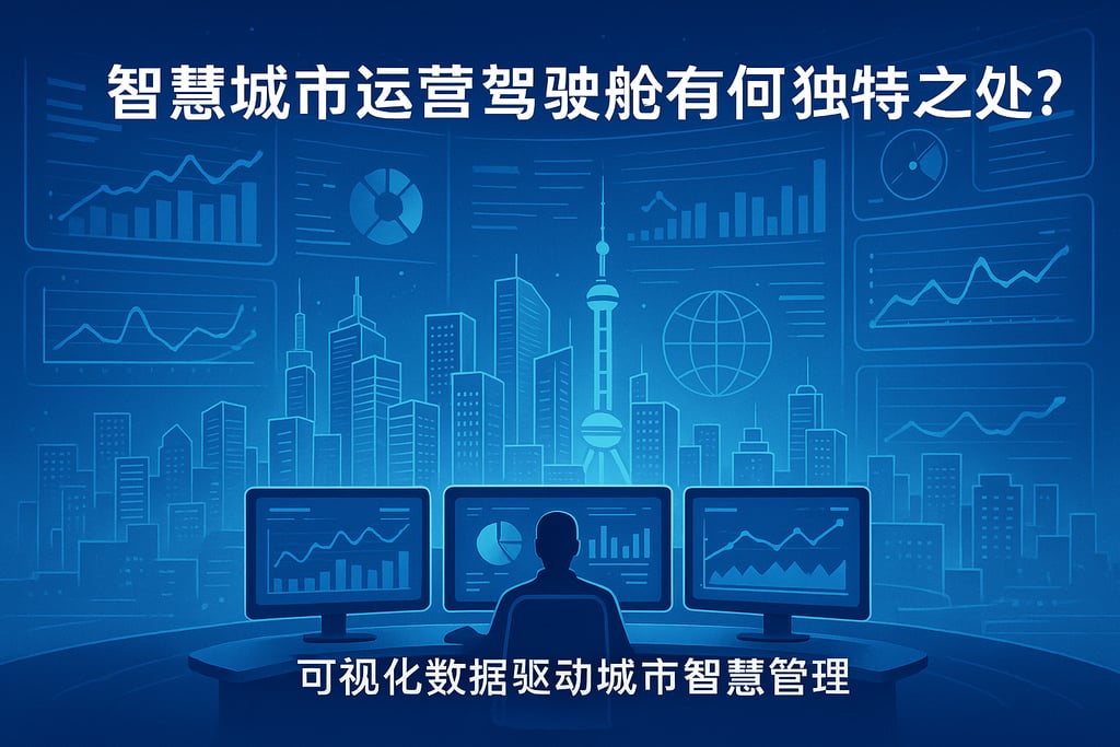 智慧城市运营驾驶舱有何独特之处？可视化数据驱动城市智慧管理