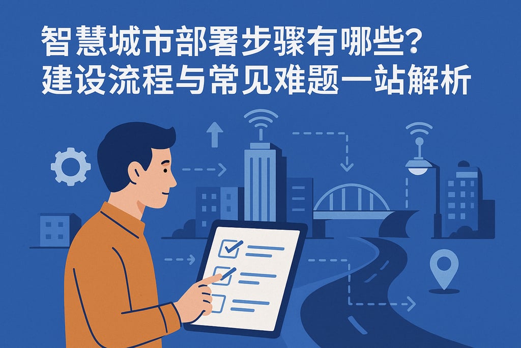 智慧城市部署步骤有哪些？建设流程与常见难题一站解析