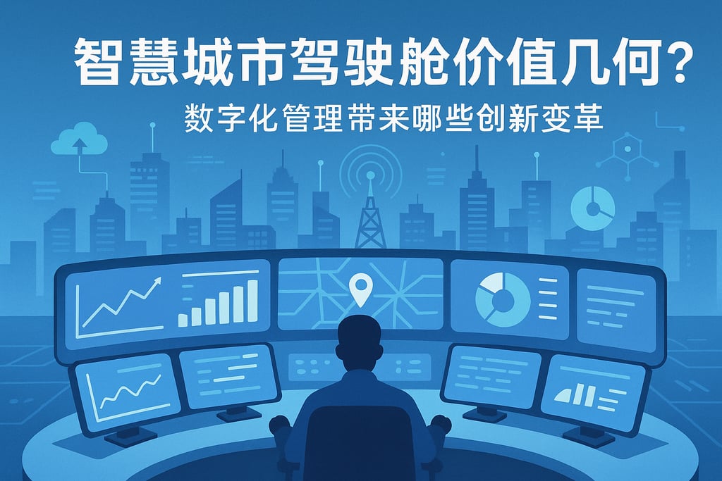 智慧城市驾驶舱价值几何？数字化管理带来哪些创新变革