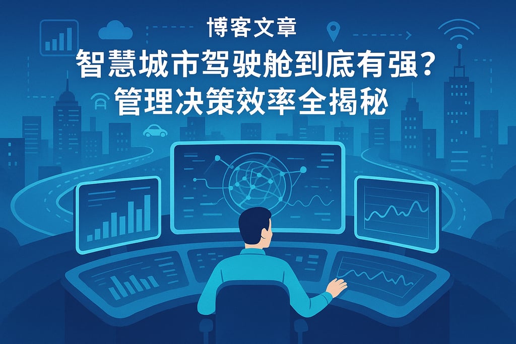 智慧城市驾驶舱到底有多强？管理决策效率全揭秘