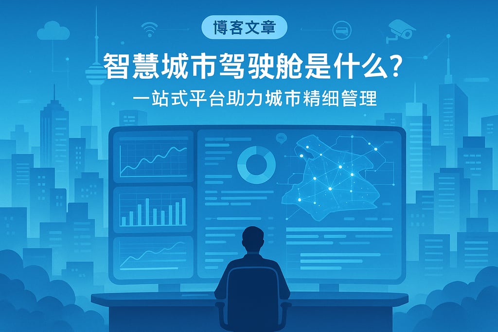 智慧城市驾驶舱是什么？一站式平台助力城市精细管理