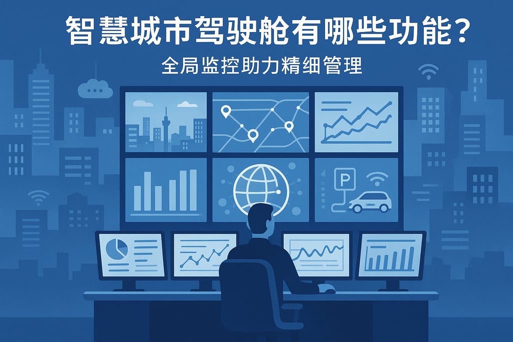 智慧城市驾驶舱有哪些功能？全局监控助力精细管理