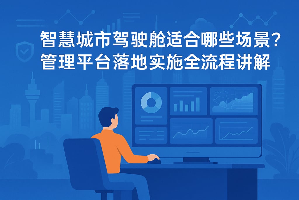 智慧城市驾驶舱适合哪些场景？管理平台落地实施全流程讲解