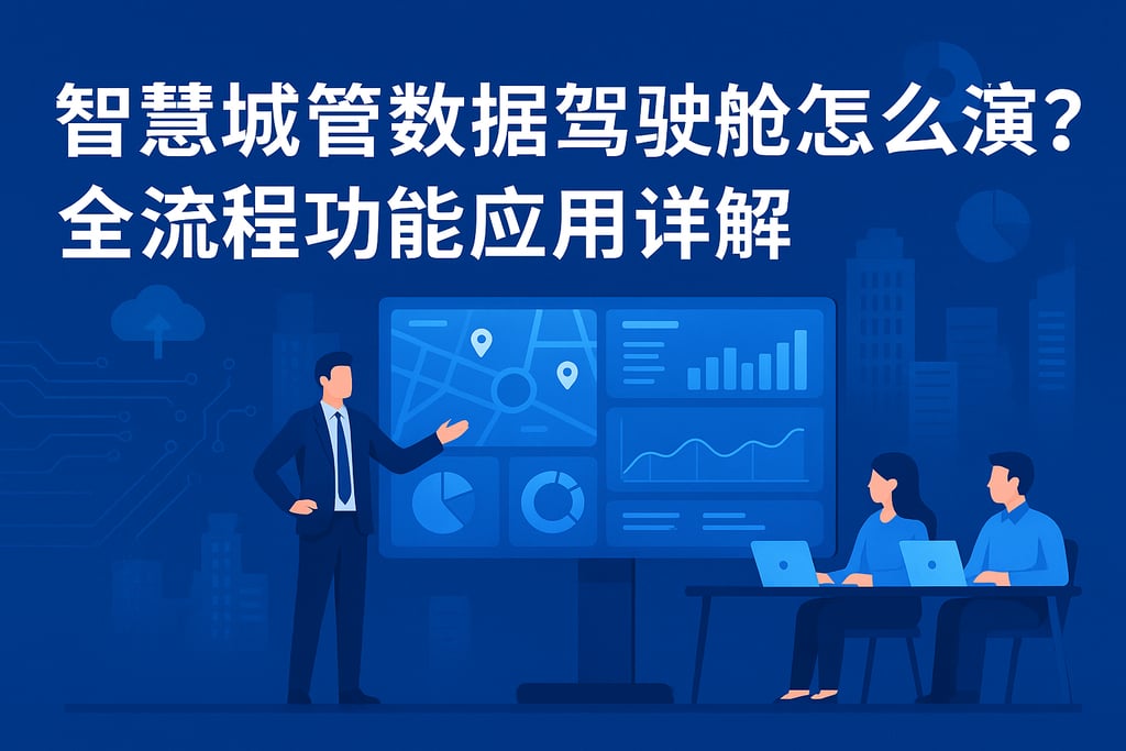 智慧城管数据驾驶舱怎么演示？全流程功能应用详解