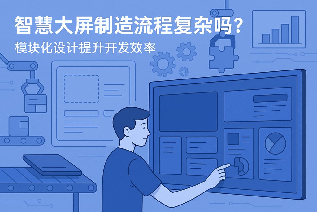 智慧大屏制造流程复杂吗？模块化设计提升开发效率