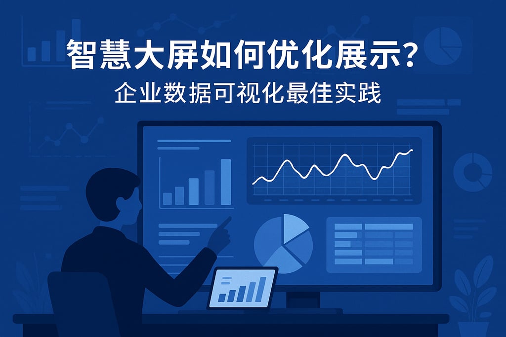 智慧大屏如何优化展示？企业数据可视化最佳实践