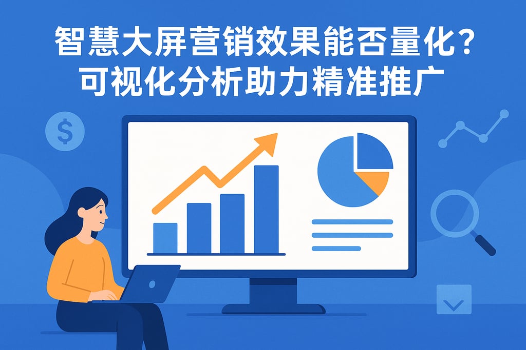 智慧大屏营销效果能否量化？可视化分析助力精准推广