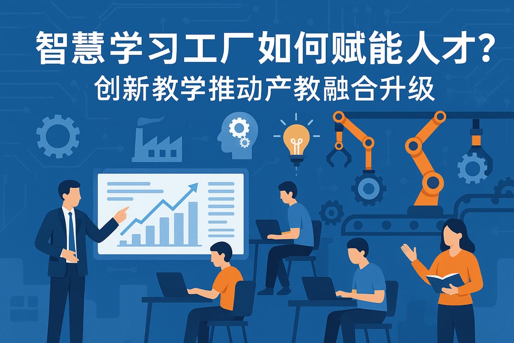 智慧学习工厂如何赋能人才？创新教学推动产教融合升级
