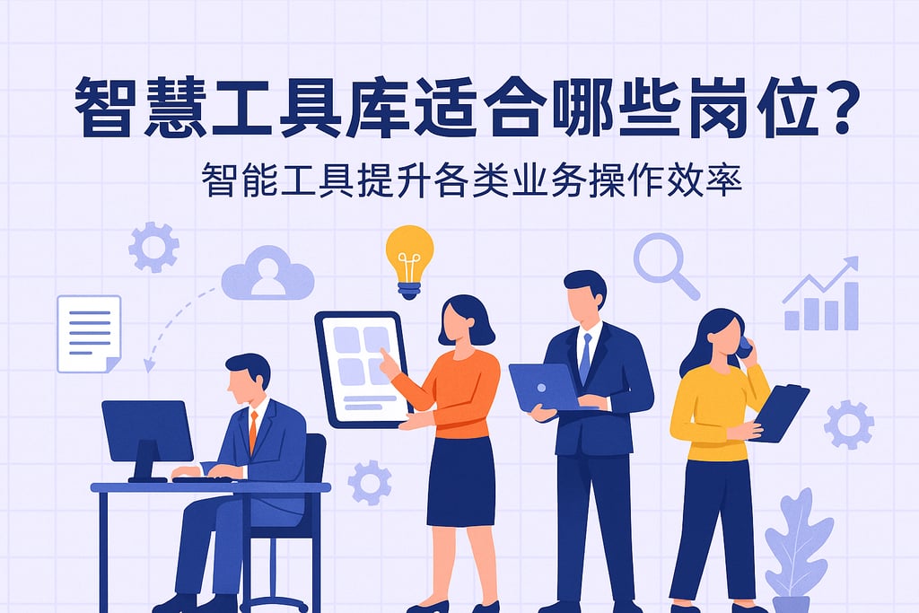智慧工具库适合哪些岗位？智能工具提升各类业务操作效率