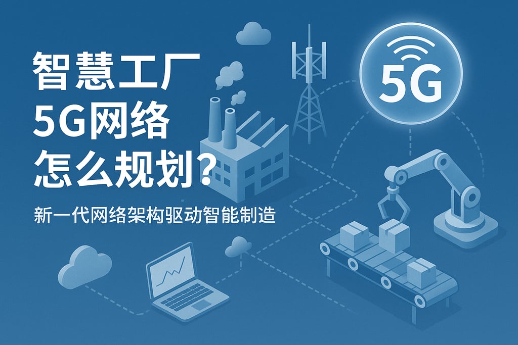 智慧工厂5G网络怎么规划？新一代网络架构驱动智能制造