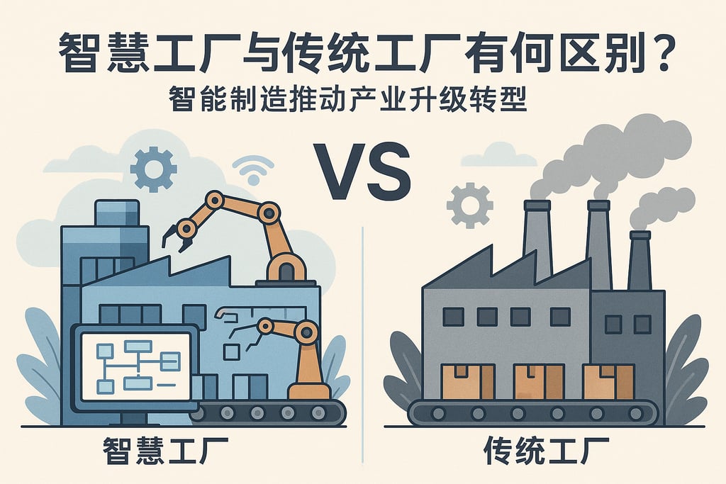 智慧工厂与传统工厂有何区别？智能制造推动产业升级转型
