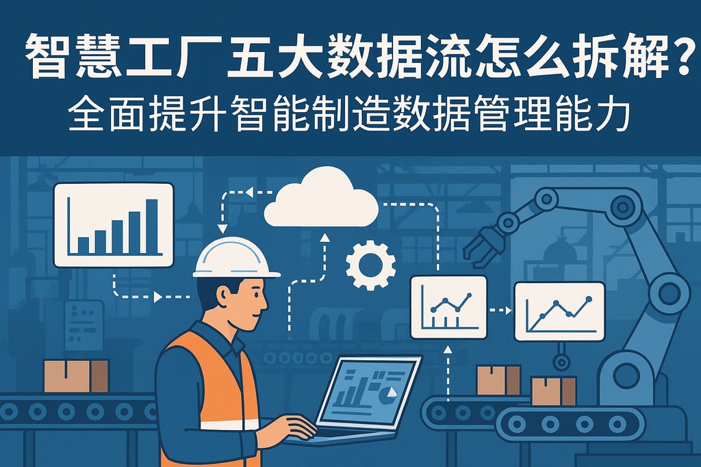 智慧工厂五大数据流怎么拆解？全面提升智能制造数据管理能力