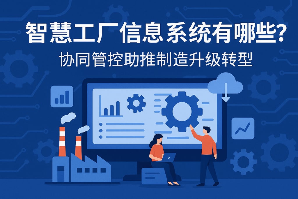 智慧工厂信息系统有哪些？协同管控助推制造升级转型