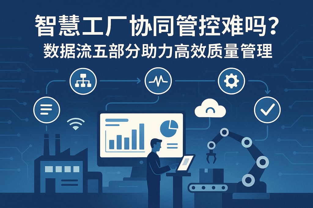 智慧工厂协同管控难吗？数据流五部分助力高效质量管理