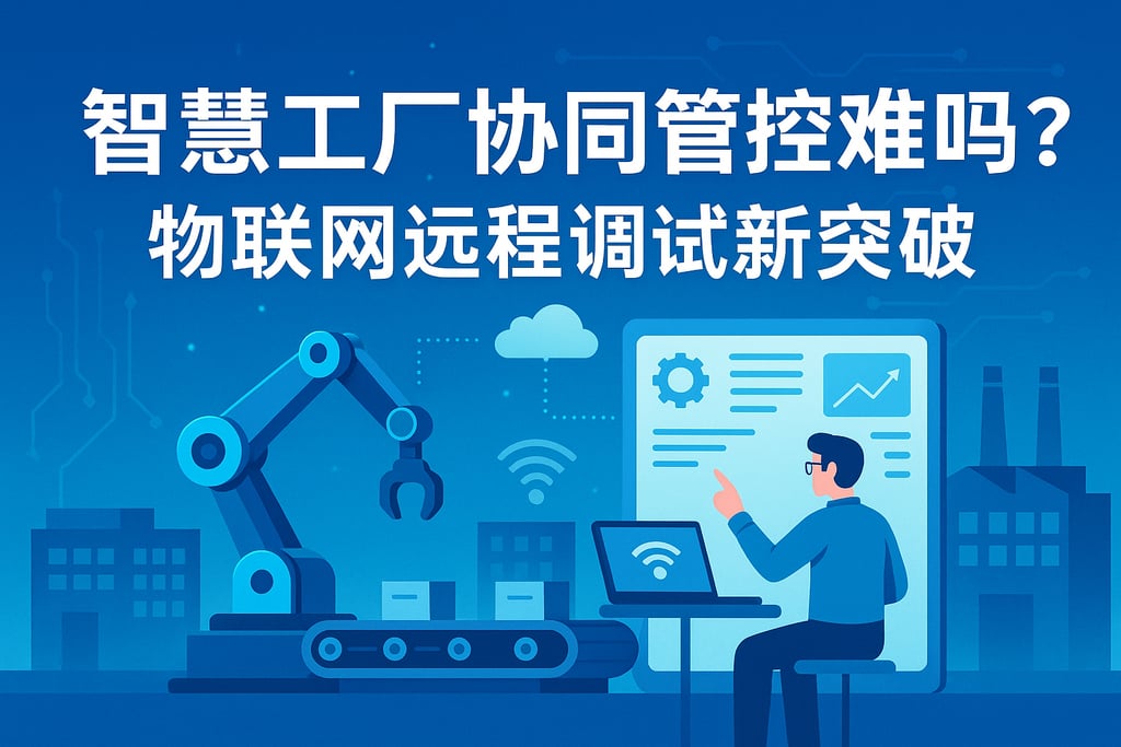 智慧工厂协同管控难吗？物联网远程调试新突破