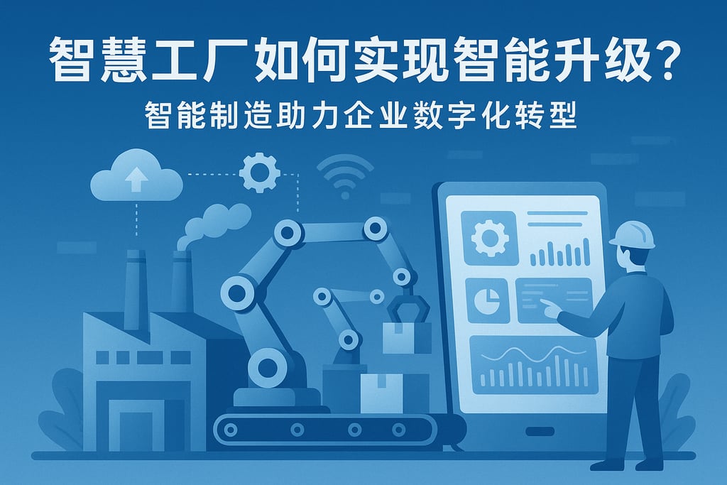 智慧工厂如何实现智能升级？智能制造助力企业数字化转型
