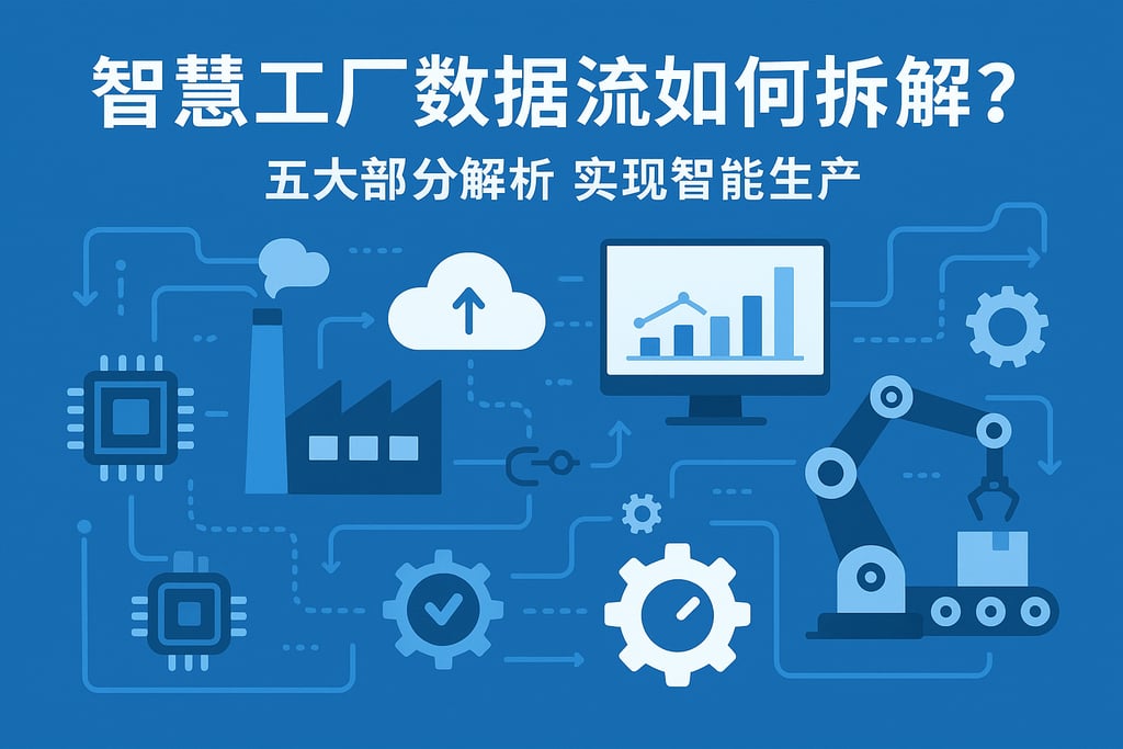 智慧工厂数据流如何拆解？五大部分解析实现智能生产