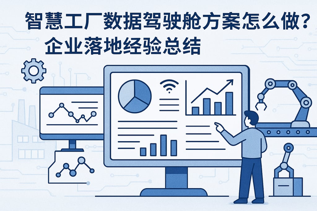 智慧工厂数据驾驶舱方案怎么做？企业落地经验总结